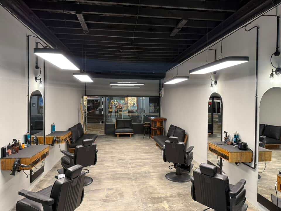 Inside view of The Boss grooming lounge